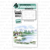 Art Impressions Simple Scene Lake 5430