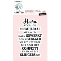 Studio Light Clear Stamp Mijlpaal Essentials nr 623