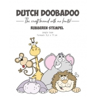 Dutch Doobadoo Rubber Stamp Jungle Team A6