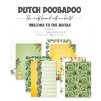 Dutch Doobadoo Papierset - Welcome to the Jungle - A4