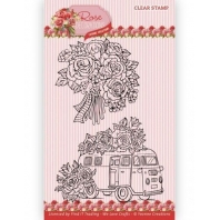 Yvonne Creations - Rose Decorations - Clearstamp