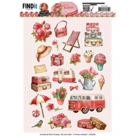 Yvonne Creations - Rose Decorations - 3DKnipvel  Elements sheet