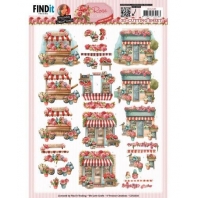 Yvonne Creations - Rose Decorations - 3DKnipvel Rose Shopping