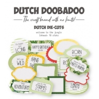 Dutch Doobadoo Welcome to the jungle die cuts 18 stuks 