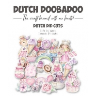 Dutch Doobadoo Life is Sweet 1 die-cuts 31 stuks