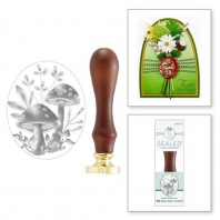 Spellbinders Forest Mushrooms 3D wax Seal Stamp