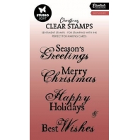 Studio Light Clear Stamp Best Wishes Essentials nr 698