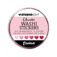 Studio Light Washi Die cut stickers Pink Essentials nr 18