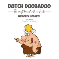 Dutch Doobadoo Rubber Stempel Cave woman