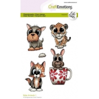 CraftEmotions clearstamps A6 - Baby Animals 1
