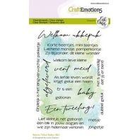 CraftEmotions clearstamps A6 - Basics Tekst Baby