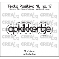 Crealies Textivo positivo Opkikkertje-NL