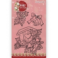 Precious Marieke - Ruby Christmas - Clearstamp - Ruby Birdhouse