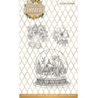 Berrie's Beauties - Glowing Christmas Clearstamp Globe