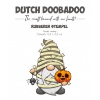 Dutch Doobadoo Rubber Stamp - Hello Herfst - Gnome Mummy