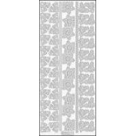 Starform Stickers - Kersthoekjes goud 8522