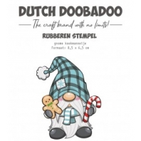 Dutch Doobadoo Hallo Winter - Rubber Stamp - Gnome Koekmannetje