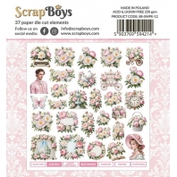 ScrapBoys - die-cuts elements - 37 stuks 