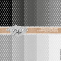 Card Deco Color - Paperpack Dots - Gray A4