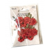 49 and Market - Handmade Paper Flowers - Red