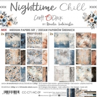 Craft O Clock - Nighttime Chill - 20,3x20,3cm