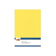 Card Deco Essentials - Linnenkarton A5 - Kanarie Geel 06 - 10 stuks