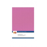 Card Deco Essentials - Linnenkarton A5 -  Hard Roze 49 - 10 stuks