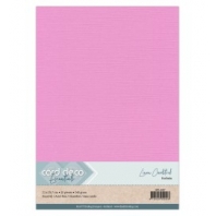 Card Deco Essentials - Linnenkarton A4 - Fuchsiapaars 37 - 10 stuks