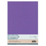 Card Deco Essentials - Linnenkarton A4 - Violet 18 - 10 stuks