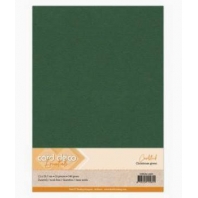 Card Deco Essentials - Linnenkarton A4 - Kerstgroen 23 - 10 stuks