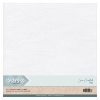 Card Deco Essentials - Linnenkarton Scrap - Wit 01 - 10 stuks