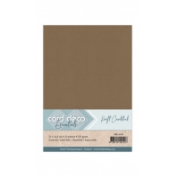 Card deco Essentials - Linnenkarton A5 - Kraft 45 - 10 stuks
