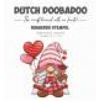 Dutch Doobadoo Rubber Stamp Gnome Girl Love