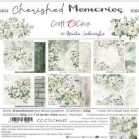 Craft O Clock Paper Pack 20x20cm Cherished Memories