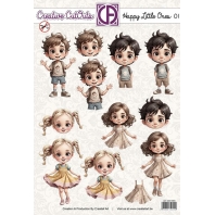 Creatief Art - Creative Cut-Outs - Happy Little Ones 01