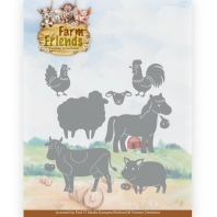 Yvonne Creations - Farm Friends - Snijmal - Farm Animals 