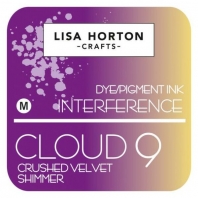 Lisa Horton - Dye/Pigment Ink Interference - Cloud 9 - Crushed Velvet