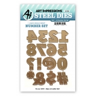 Art Impressions - 16 stuks Number Die Set 5911