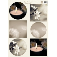 Marianne Design Condoleance - Candle Light