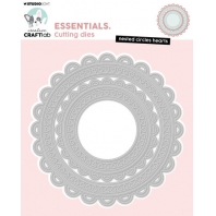 Studio Light - Creatieve Craftlab Nested Circles Hearts Essentials Cutting Die