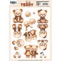 Berrie's Beauties - 3D knipvel - Teddy Together