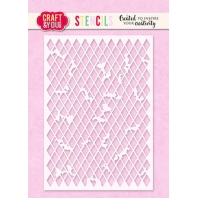 Craft and You Design Rhombus A6 Stencil 