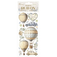 Stamperia - Romantic Collection - Timeless -  Rub On - Air Balloons