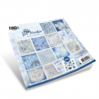 Berrie's Beauties - Blue Meadow - paperpad 20,3x20,3cm
