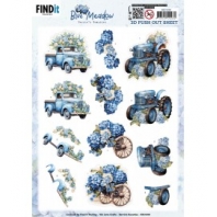 Berrie’s Beauties - Blue Meadow - 3D push out - Transport