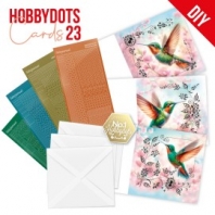 Hobbydots Cards 23 - Berries Beauties - Hummingbirds