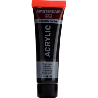 Talens Amsterdam acrylverf 20 ml  - 735 Oxydzwart