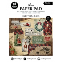 Studio Light Essentials Mini Paper Pad - Happy Holidays