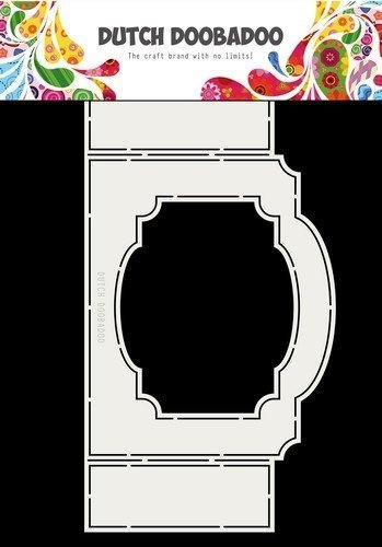 Dutch Doobadoo Fold Card art ticket with frame A4