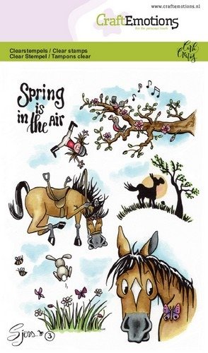 CratfEmotions clearstamps A6- Sjors 3 Spring